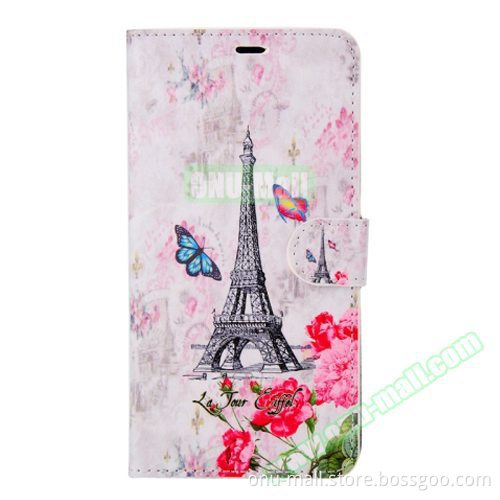 Factory Price Wallet Style Leather flip cover for Samsung Galaxy Note 5 Edge with Card Slots
